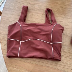 Abercrombie & Fitch Brown Crop Top